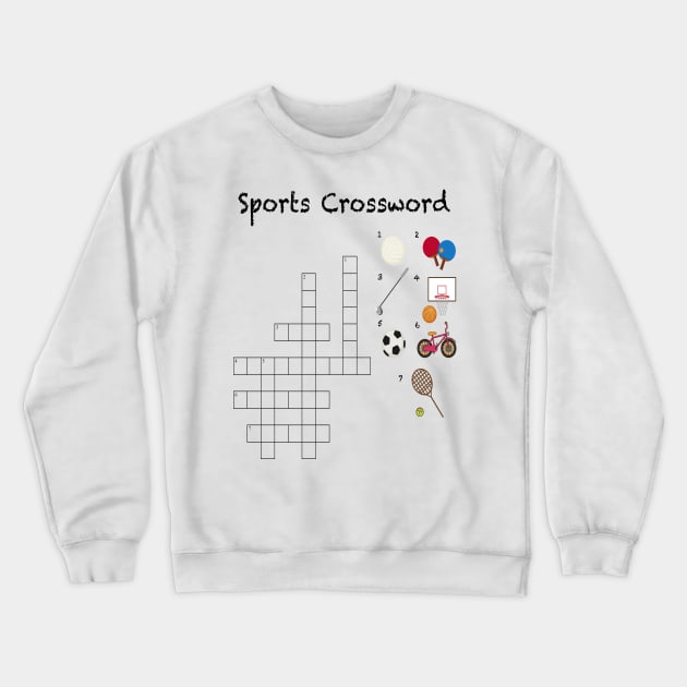 croswords Crewneck Sweatshirt by sineyas